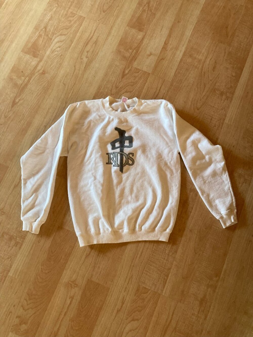 Womens RDS White Pullover Sweatshirt